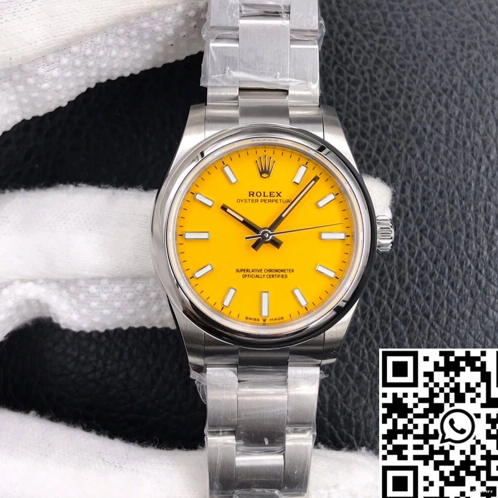 Oyster EW Perpetual M277200-0005 Rolex Yellow Dial 31MM Factory 0907